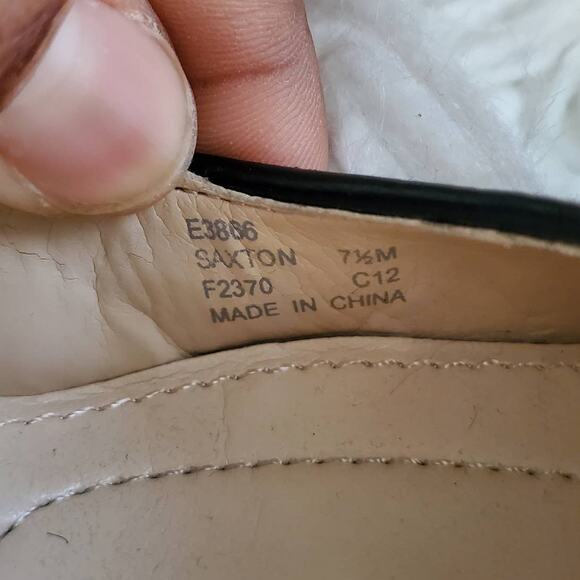 Calvin Klein Saxton Leopard Print Calf Hide Wedge Heels 7.5 - Picture 8 of 11